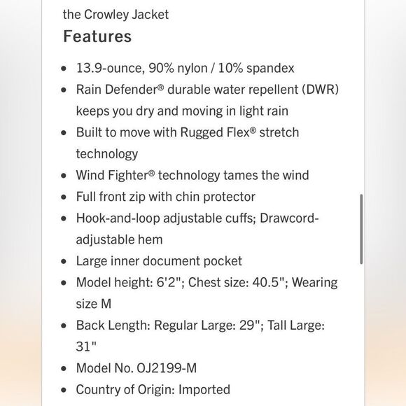 Carhartt RAIN DEFENDER® RELAXED FIT HEAVYWEIGHT SOFTSHELL JACKET - Picture 4 of 13